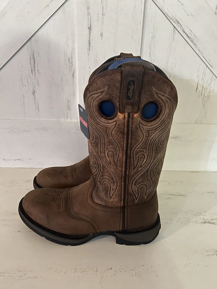 REBEL BY DURANGO® BROWN SADDLE WESTERN BOOT - DB5474 SIZE 7EE - Image 3 of 4