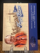 2004 Playoff Honors Fans of the Game Insert #255FG-5 Larry King Brooklyn Dodgers