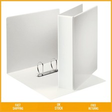 Professional A4 Presentation Ring Binder White 2 D Ring 50mm Polypropylene 1pk