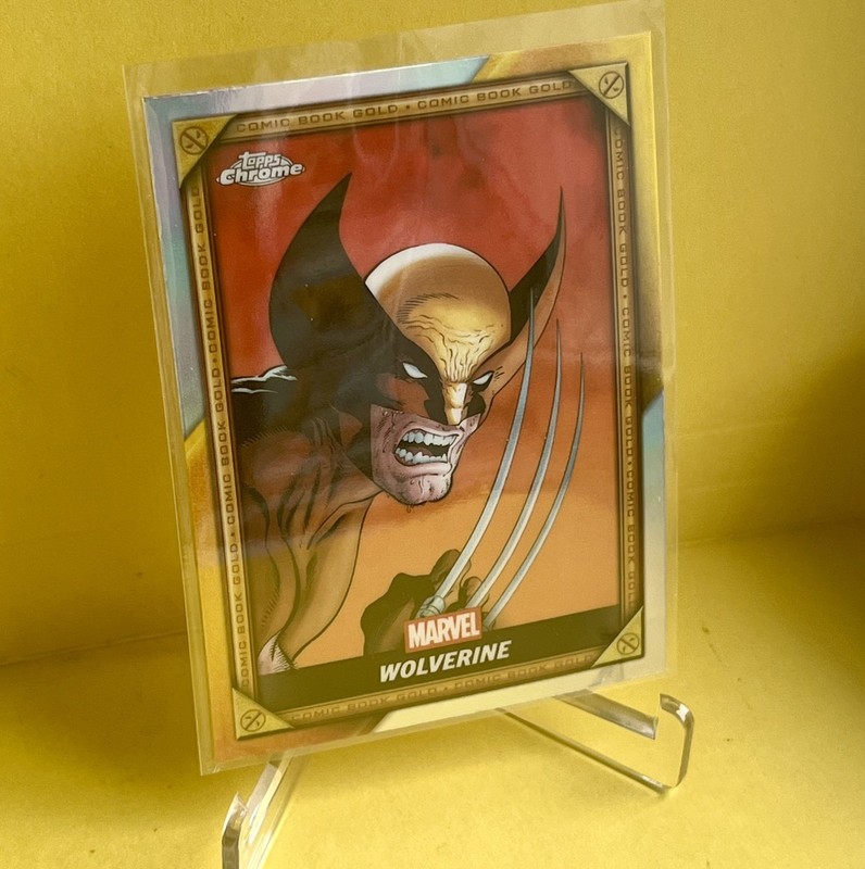 2025 Topps Chrome Deadpool Comic Book Gold Wolverine #CB-7 