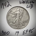 1944-P Walking Liberty Half Dollar XF Extra Fine .900 Silver