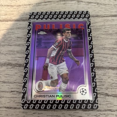 Christian Pulisic  AC Milan Pink Lava 2024-25 Topps Chrome UCL #76 284/299