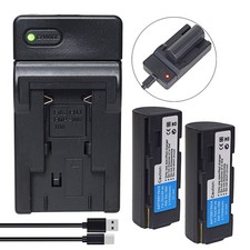 2x Battery Charger for TOSHIBA Allegretto M70,PDR-M4,PDR-M5,PDR-M70,PDR-BT1 BT2