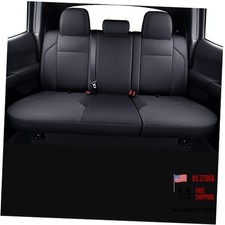 Rear Seat Covers Custom Fit for 2024 2025 Tacoma 2024-2026 Rear Only Black