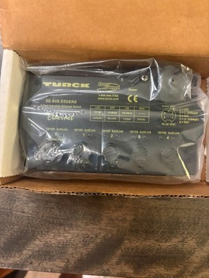 New TURCK SE-84X-E524/AO  5-Port Industrial Ethernet Switch-Bus Stop-U3-00652
