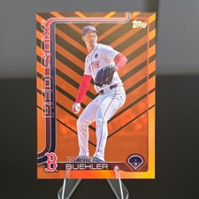 Topps Update Walker Buehler Boston Red Sox #US103 Orange & Black Foil