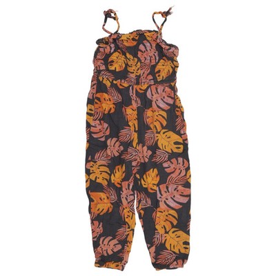 Primark Cares, Strampler, Größe: 98, Schwarz/Mehrfarbig, Viskose, Blumen #GRg