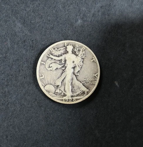 1929-S USA Walking Liberty Silver Half Dollar 50c VG Circulated Coin
