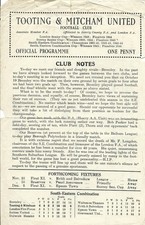 1944/45   TOOTING AND MITCHAM UNITED v BROMLEY
