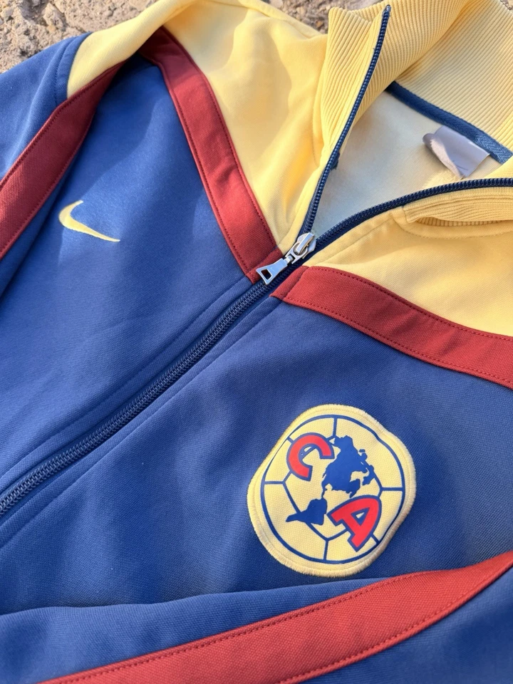 RARA🔥 2000s Nike MX Club América 90 Aniversario Chaqueta Hombre’s M México Foto 3 de 4
