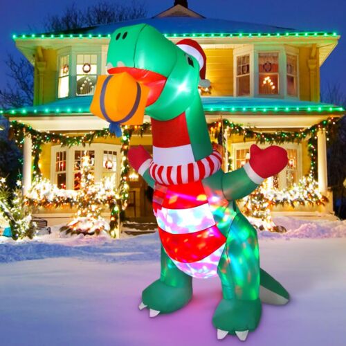 Wothfav 8 FT Christmas Inflatables Outdoor Decorations Christmas Inflatable ...