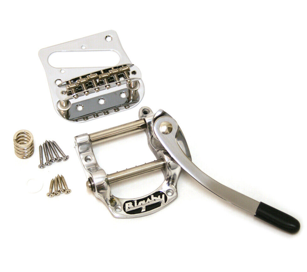 Bigsby Logo B5 Fender Telecaster Tele Guitar Vibrato Tailpiece Kit w/ Bridge 