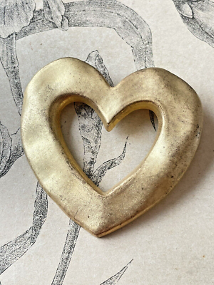 Broche En Métal Doré Fin XIXe Siècle – Occasion – Bijou Vintage