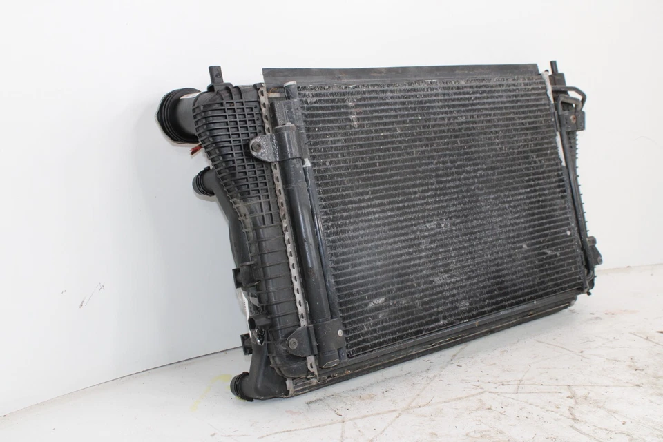 Audi TT Quattro 2008 2009 2010 radiador ventilador condensador conjunto 5K0121253 Foto 4 de 4