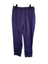 Escada Womens Dress Pants Size 32 Deep Sea Blue Straight Leg