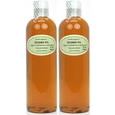24 oz Premium UNREFINED Sesame Seed Oil Pure Organic Cold Pressed Best Fresh