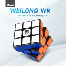 MoYu Weilong WR 3X3X3 Black Magic Speed Cube Ship from USA