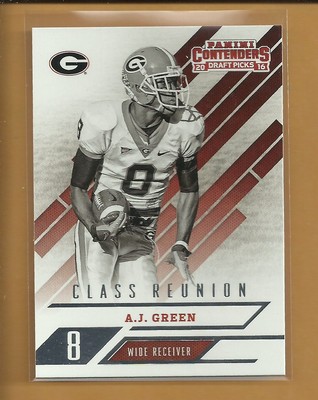 2016 Panini Contenders Draft Picks A.J. Green Class Reunion Card #1 Bengals