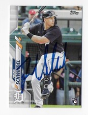 2020 TOPPS #U-118 FRANK SCHWINDEL CUBS TIGERS AUTOGRAPHED SIGNED BASEBALL RC