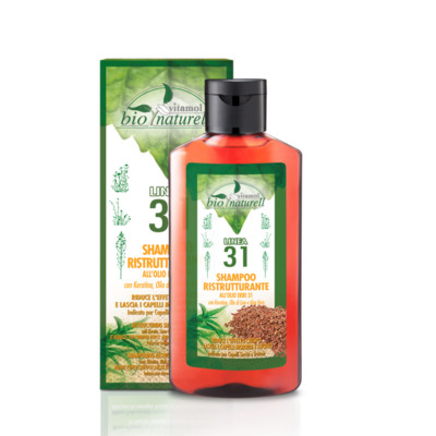 Vitamol Bio Naturell Shampoo ristrutturante 100ml linea Olio 31