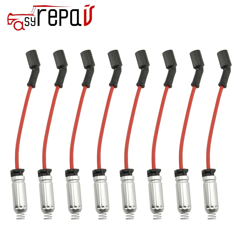 Bobina 8XIgnition + bujía + juego de cables para GMC Sierra 1500 2500 3500 Classic Foto 4 de 4