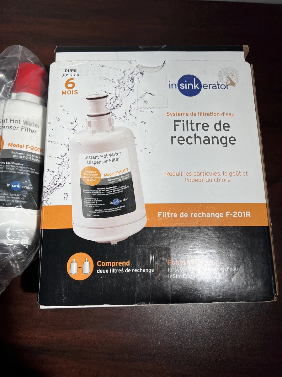 1) Genuine InSinkErator Instant Hot Water Dispenser Replacement Filter F- 201R | eBay