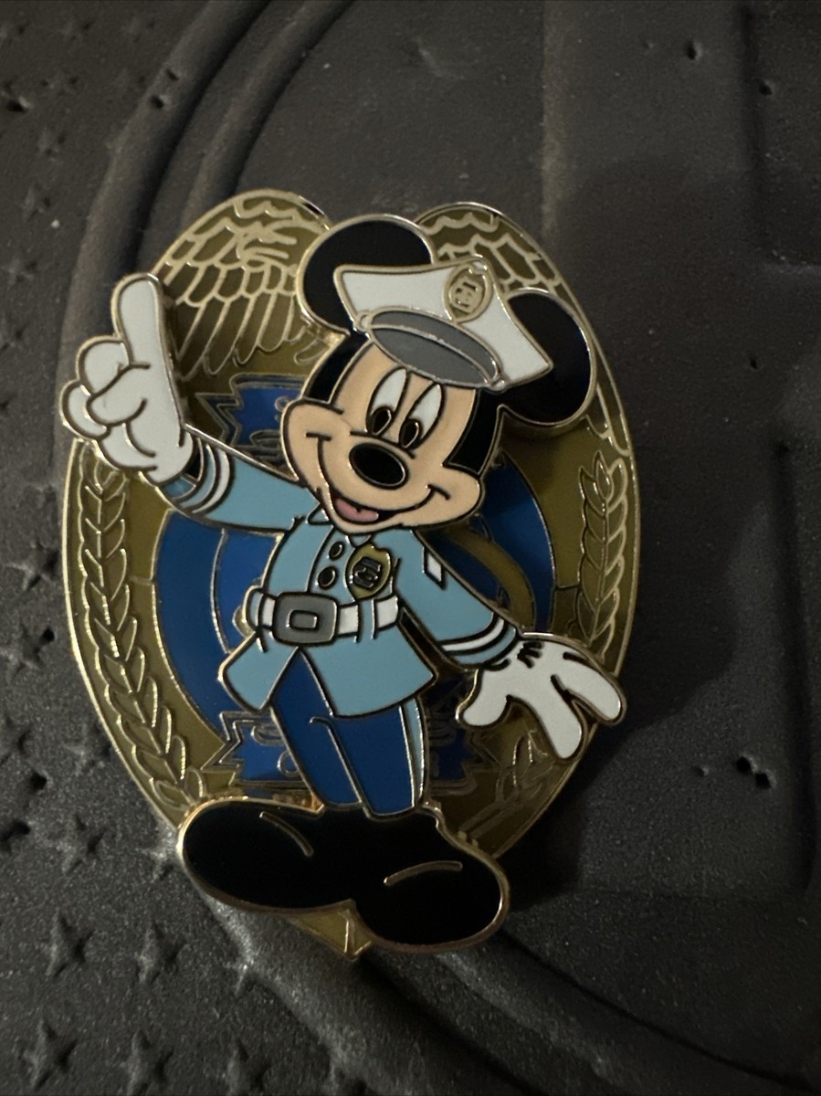Walt Disney World Police Security Officer Mickey Mouse Cast Badge