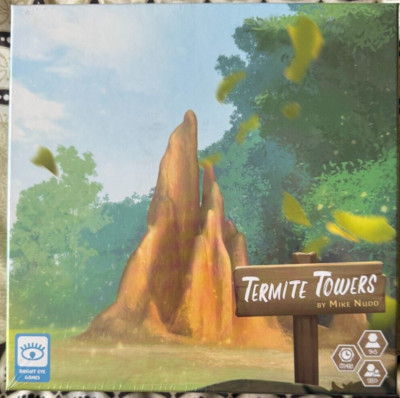 Bright Eye Games TERMITE TOWERS Brettspiel Neu & Versiegelt 1-4 Spieler Alter 10+