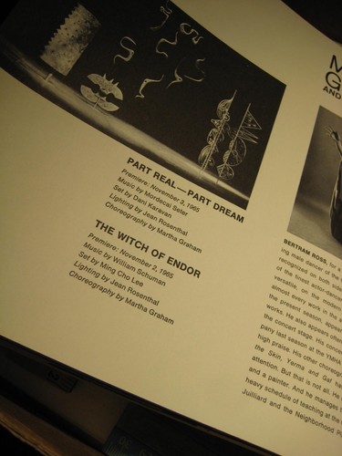 Martha Graham and Dance Company Brochure Mid 1960's Personnel Program Overview - Picture 10 of 12