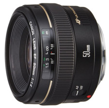 Canon Single Focus Lens EF50mm F1.4 USM Full Size Compatible