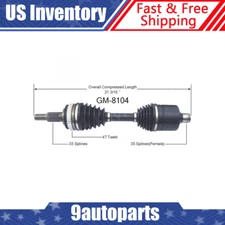 Fits 1989-1991 Cadillac Eldorado Seville Reatta Riviera Front Left CV Axle Joint