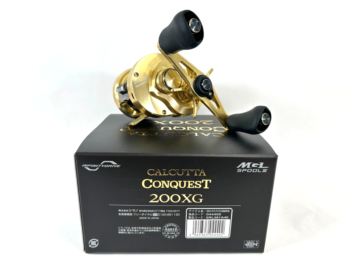 リール Shimano 22Calcutta Conquest 200XG SHIMANO Bait Reel 22 CALCUTTA CONQUEST 200XG Right Handle