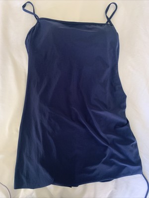 aqua green side tie swim dress