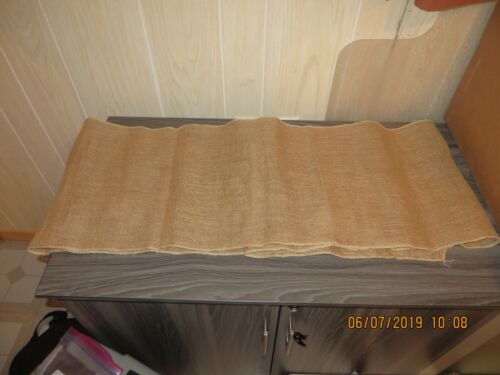 Burlap Table Runner Decorated for Wedding 9' X14" - Picture 5 of 5