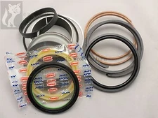 Hydraulic Seal Kit for John Deere 490D Bucket Cylinder - Includes wear rings