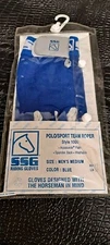 New SSG riding gloves Polo/Sport Team Roper Glove Left HAnd Medium Blue New