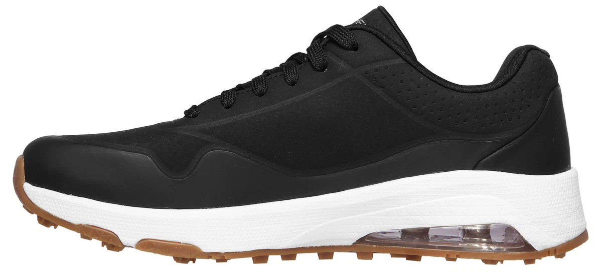 Ladies black sale and gold skechers
