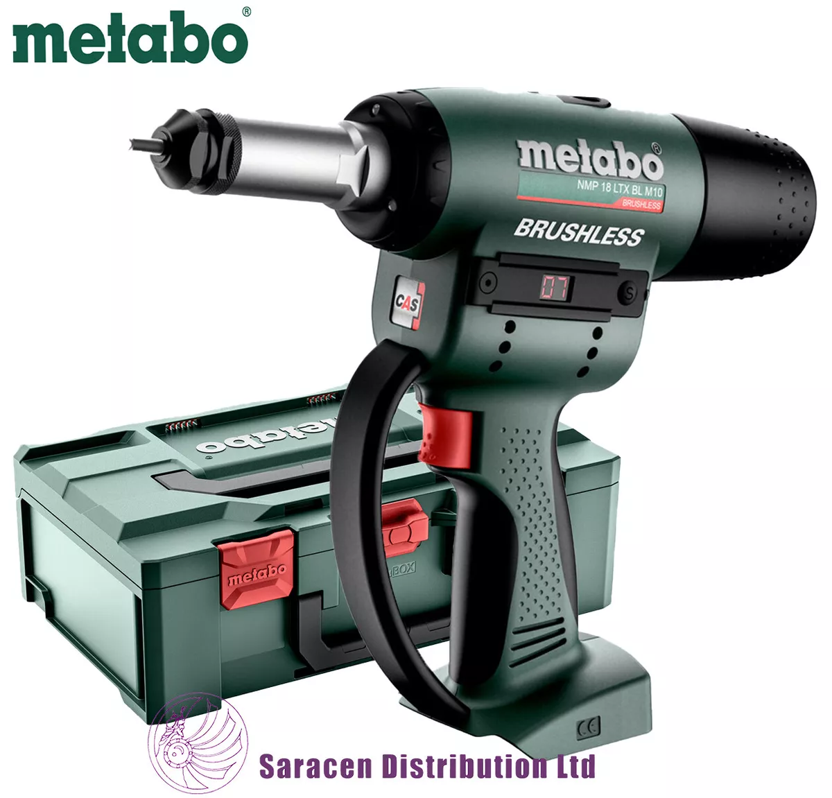 METABO NMP 18 LTX BL M10 18V CORDLESS RIVET NUT GUN, BODY ONLY 