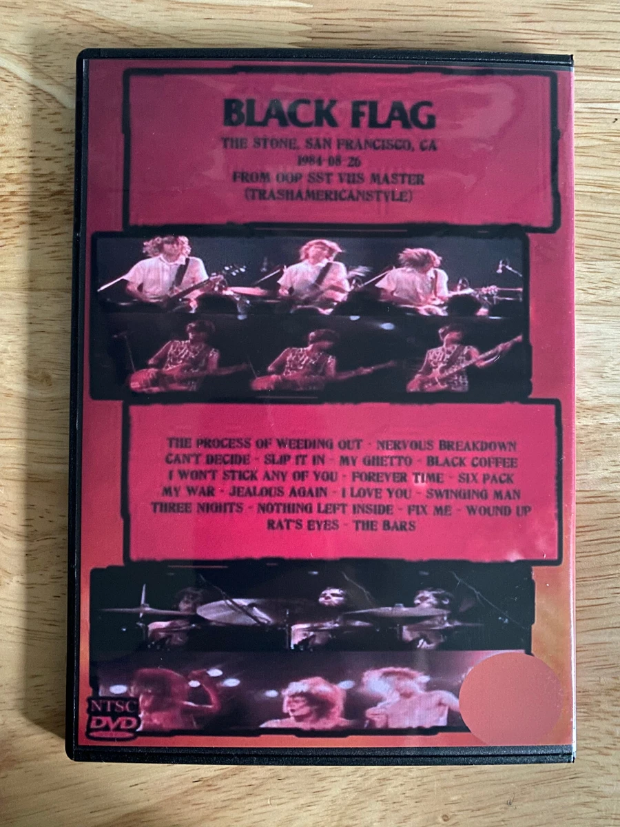Black Flag - Live at The Stone 1984 DVD Henry Rollins Greg Ginn