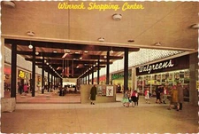 Vintage Postcard 4x6- WINROCK SHOPPING CENTER, ALBUQUERQUE, N.M.