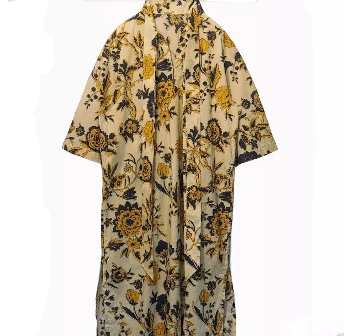 Robe Gucci une pièce été logo floral manches courtes nœud papillon Japon occasion taille 36