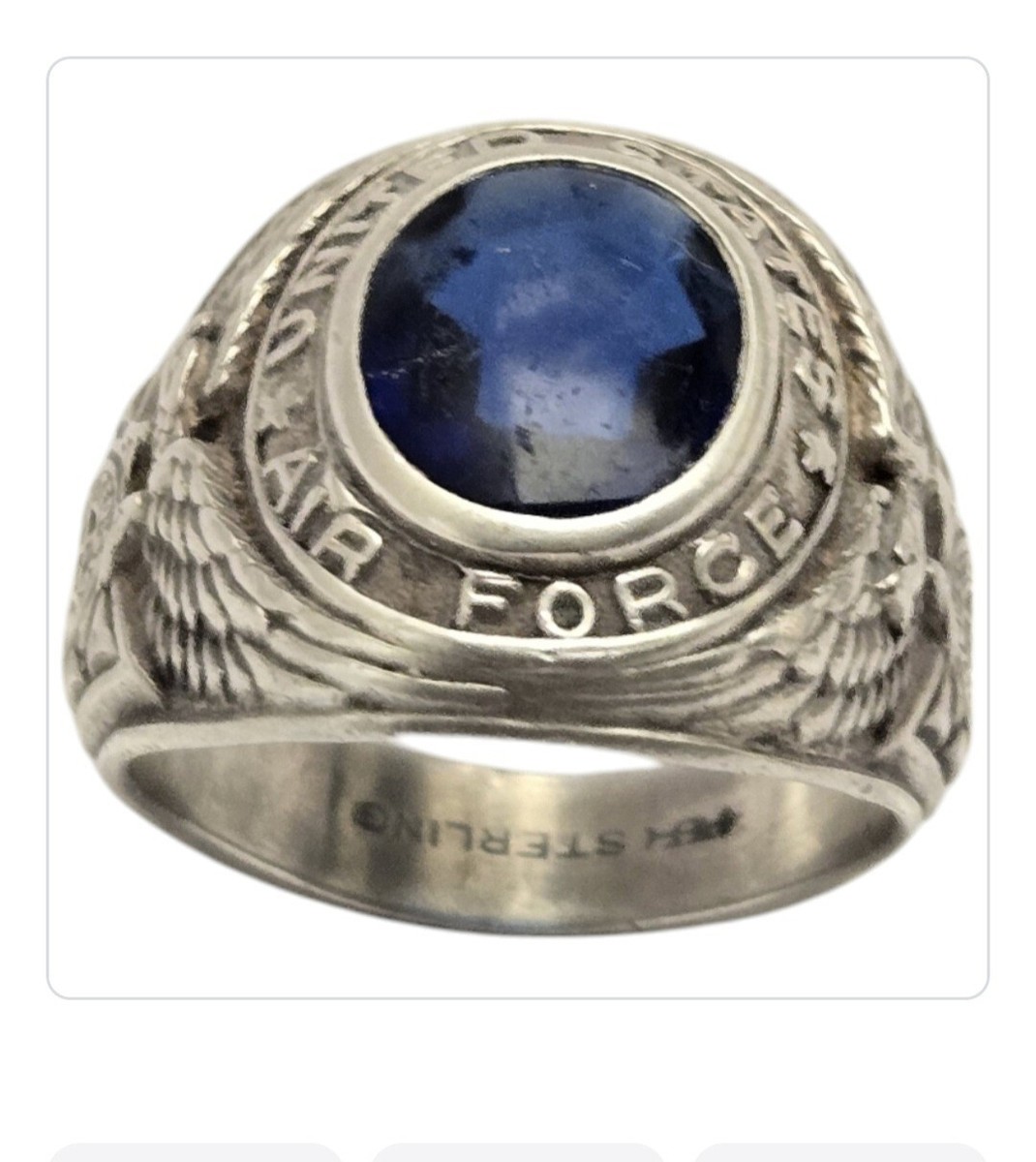 40s us AIR FORCE vintage ring 将校リング 40s us AIR FORCE vintage ring 将校リング