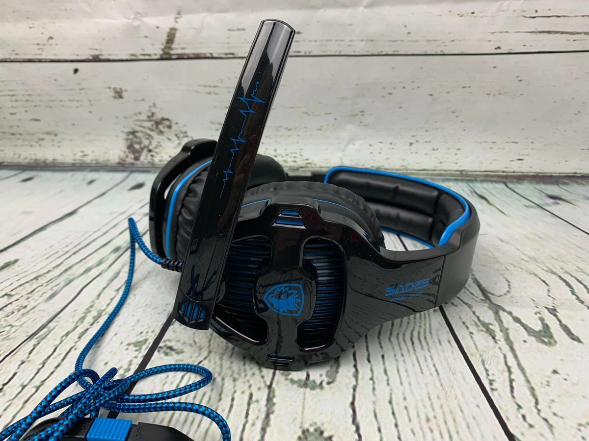 SADES SA807 Gaming Headset Headphone Stereo Sound 3.5mm Wired with Mic for PC