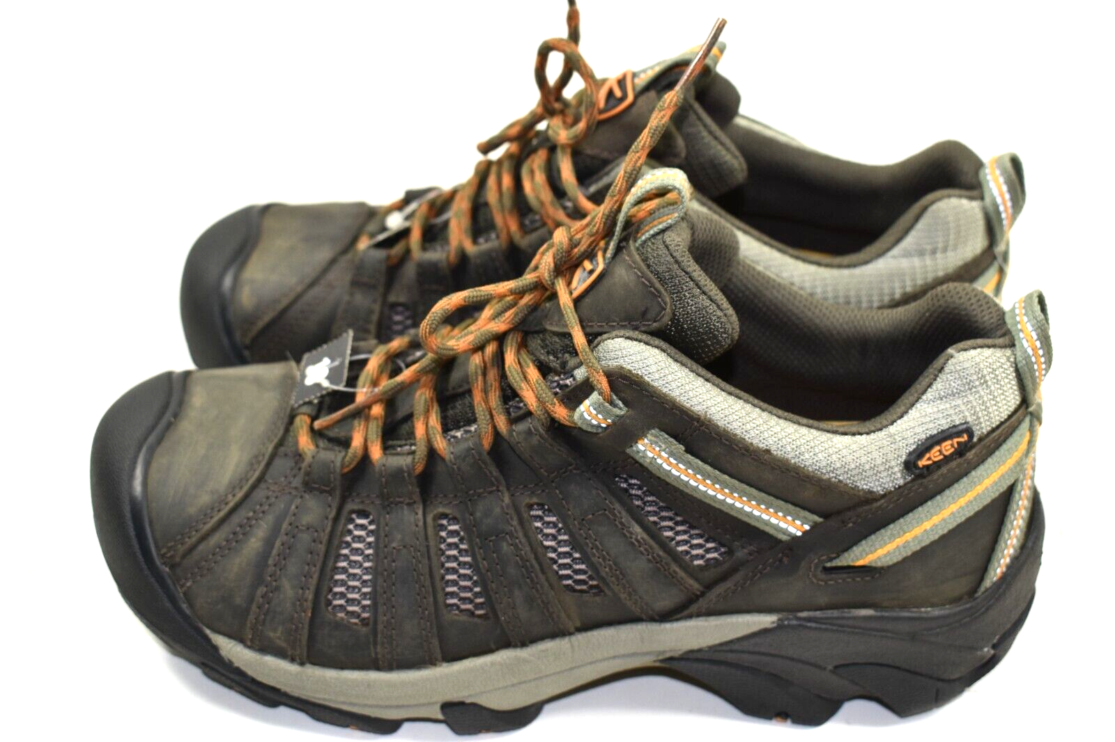 KEEN 1002570 Scarpe da Trekking Uomo Voyageur 10 M Nero Oliva Inca Oro Punta Morbida
