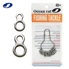 OCEAN CAT Figure 8 Ring Split Ring Snap Saltwater Fishing Tackles Parts