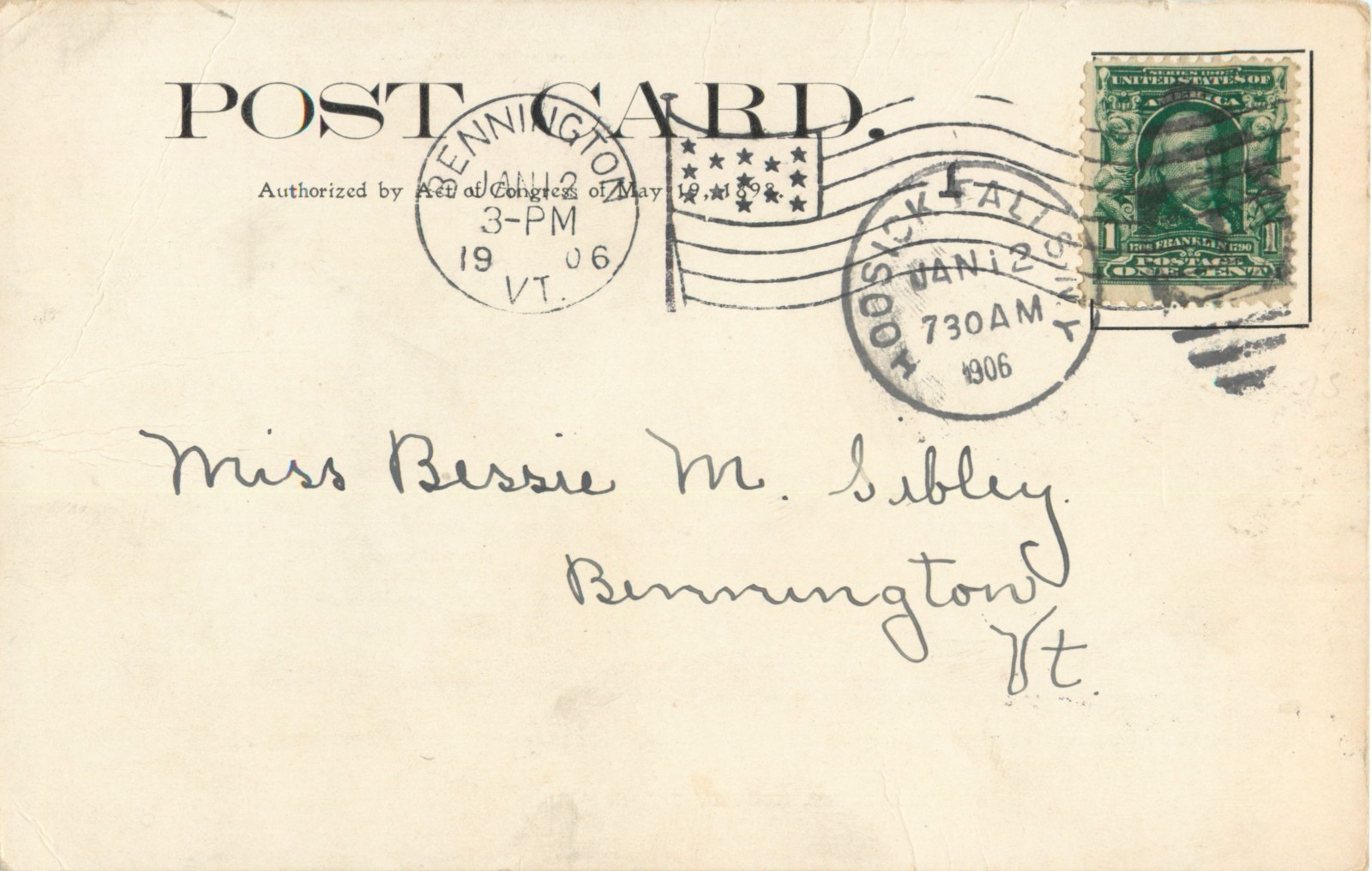 A View Of The State Armory, Hoosick Falls, New York NY 1906 eBay