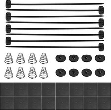 2 Pcs Fan Mounting Kit Car Electric Radiator Fan Plastic Tie Strap Installation 2 Pcs Fan Mounting Kit Car Electric Radiator Fan Plastic Tie Strap Installation