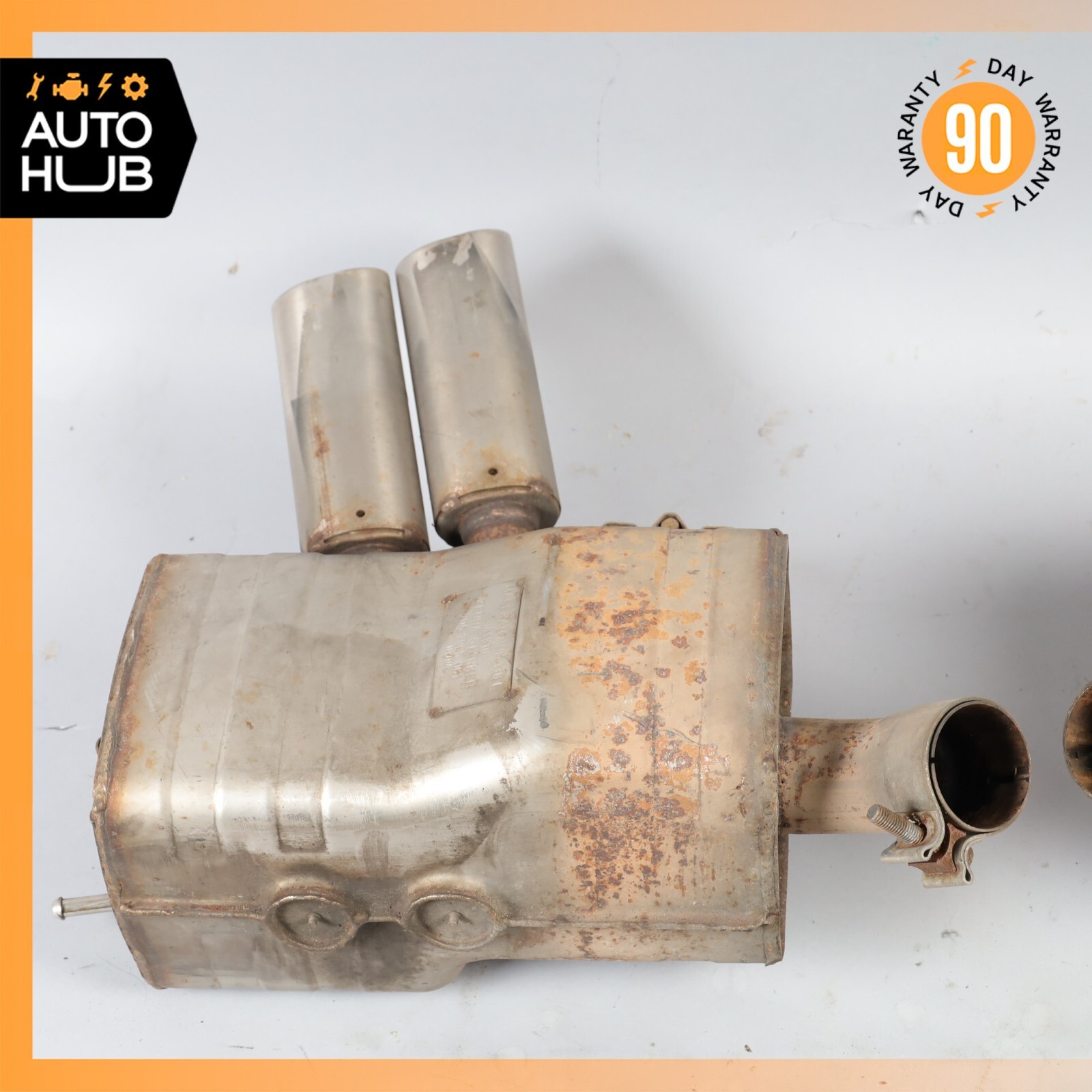 02-07 Maserati Spyder 4200 M138 Exhaust Muffler Quad Tips Left and Right OEM 49k