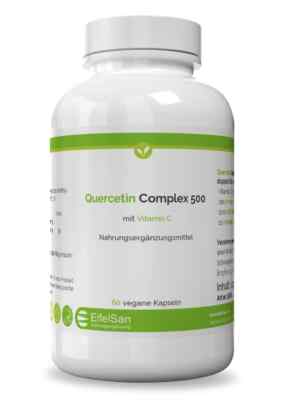 Quercetin 500 mg - 60 Kapseln mit Vitamin C - hochdosiert - vegan - EifelSan