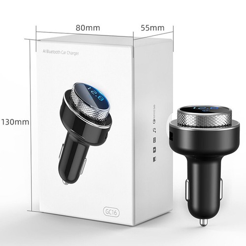 Bluetooth 5.0 Wireless Car FM Transmitter MP3 Charger USB Car Cigarette Lighter - Picture 13 of 15